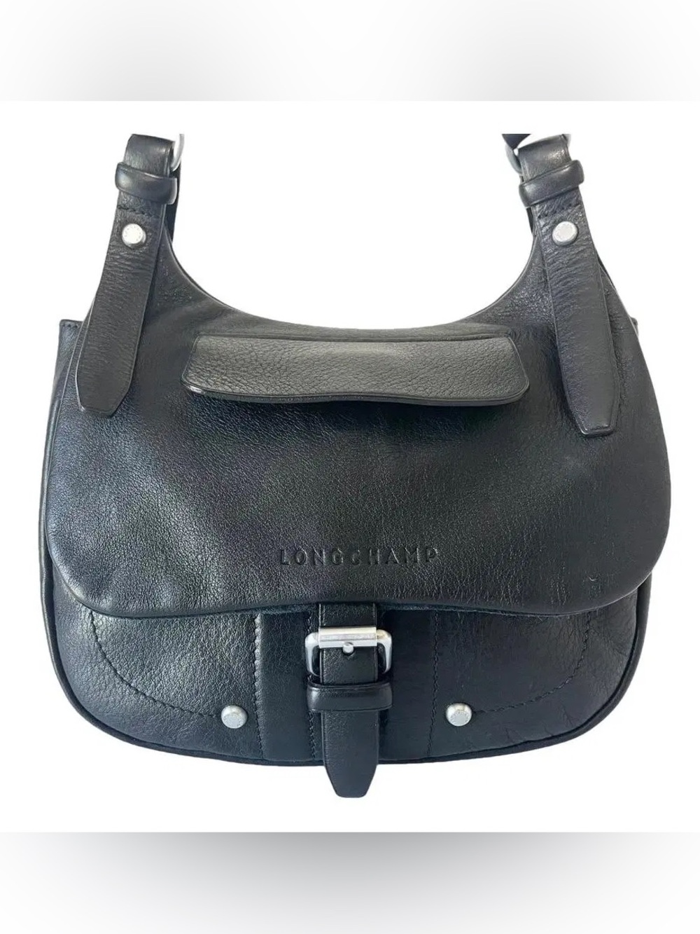 Longchamp Balzane leather crossbody bag